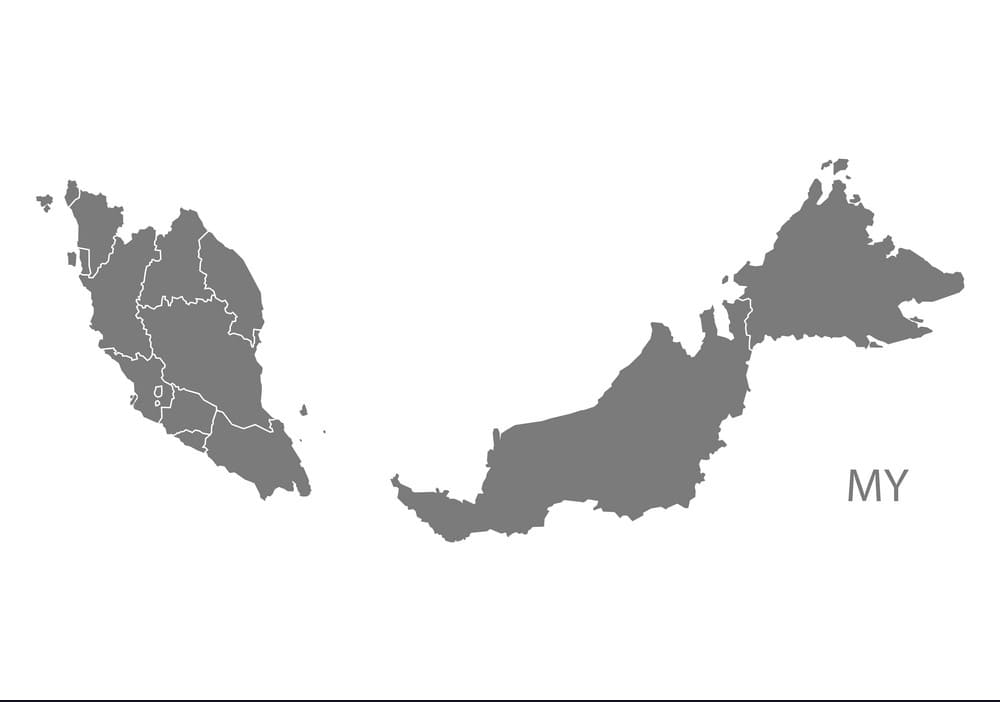Printable Map Malaysia