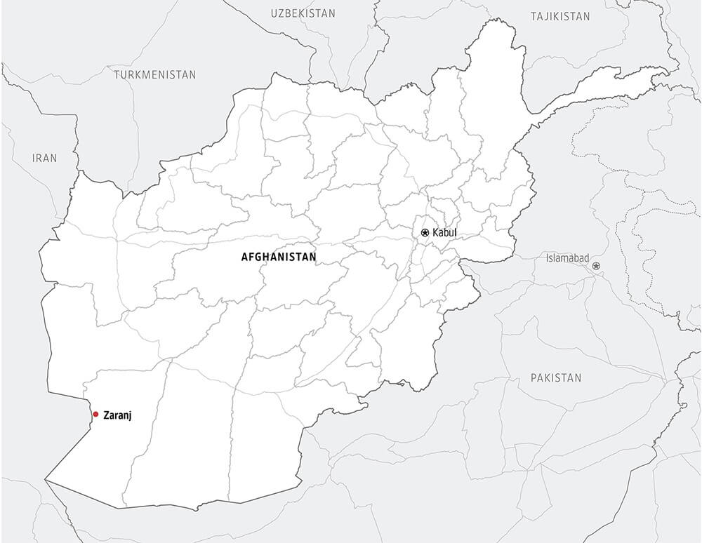 Printable Map Of Afghanistan Area
