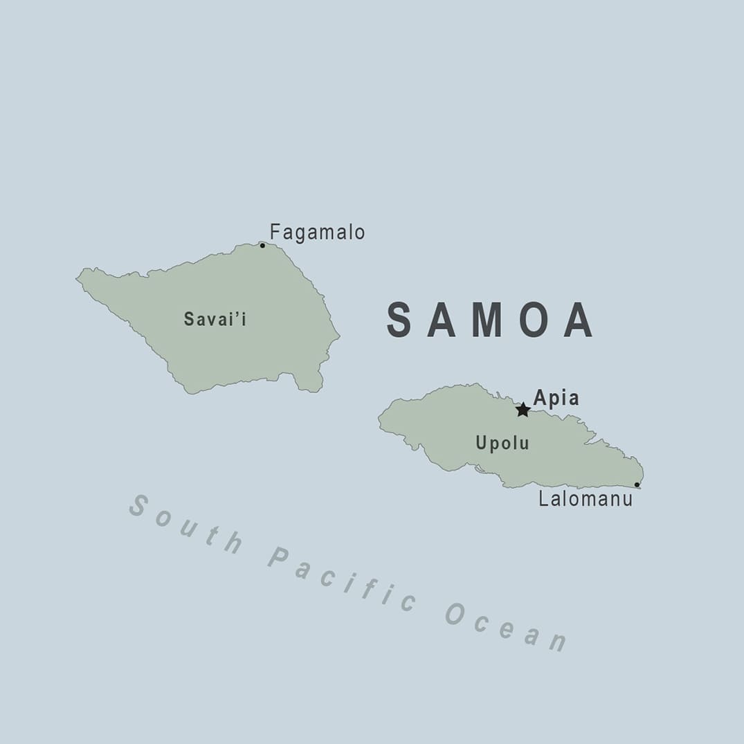 Printable Map Of American Samoa