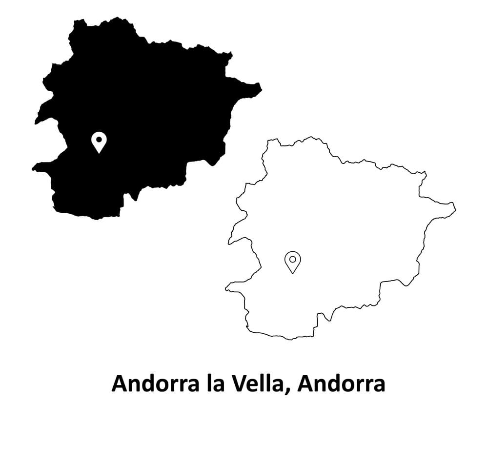 Printable Map Of Andorra La Vella