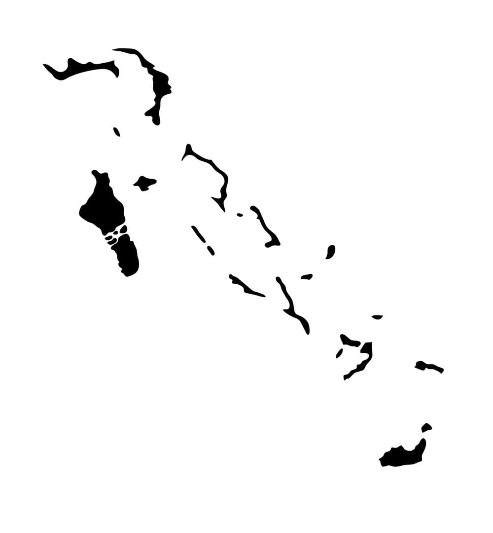 Printable Map Of Bahamas