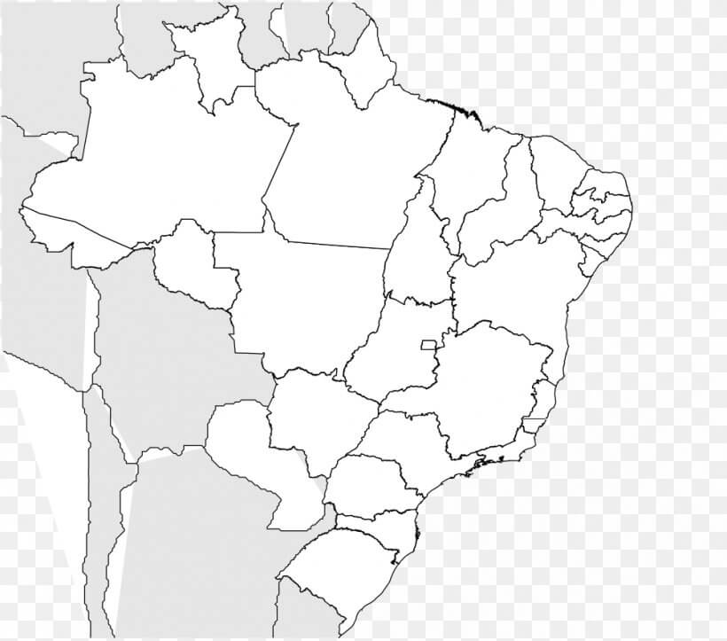 Printable Map Of Brazil Regions