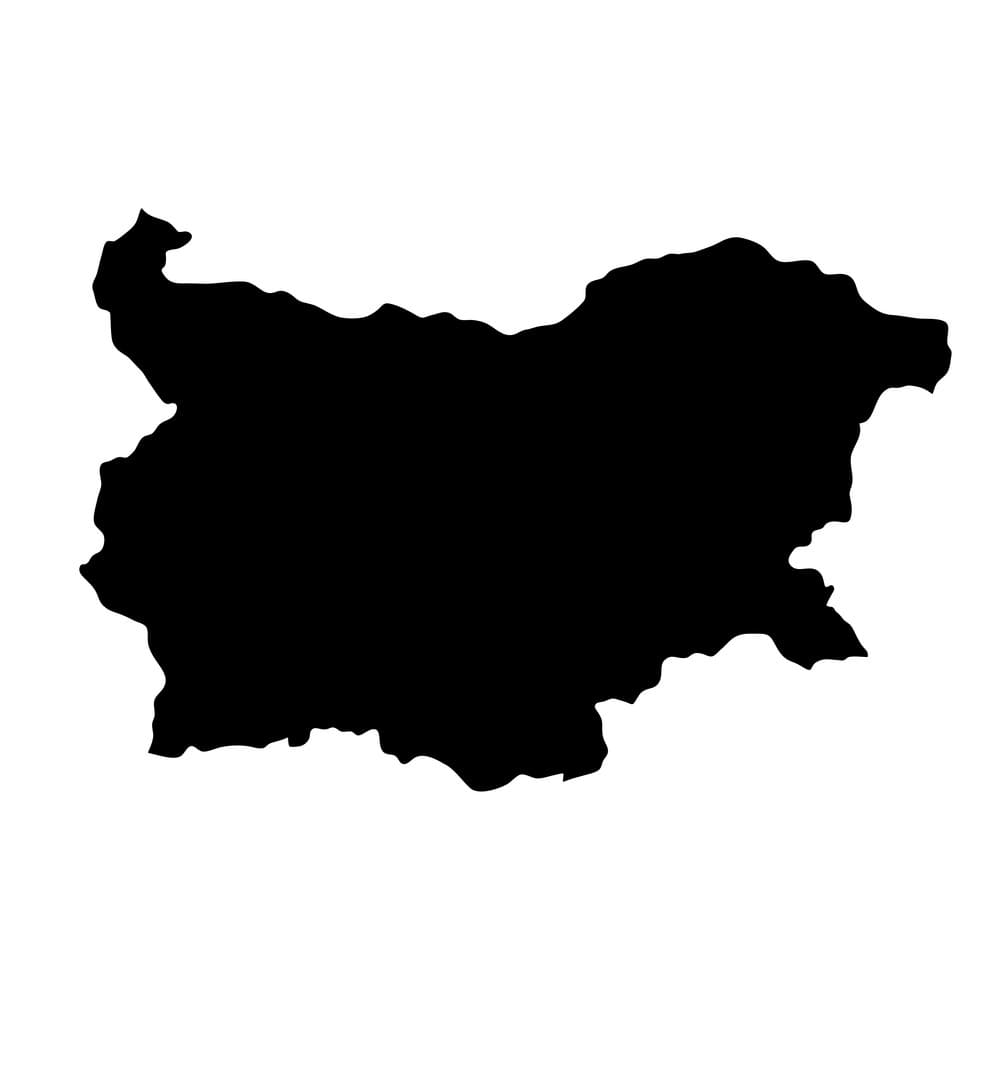 Printable Map Of Bulgaria