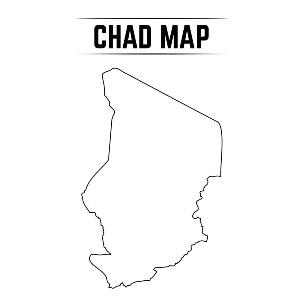 Printable Map Of Chad