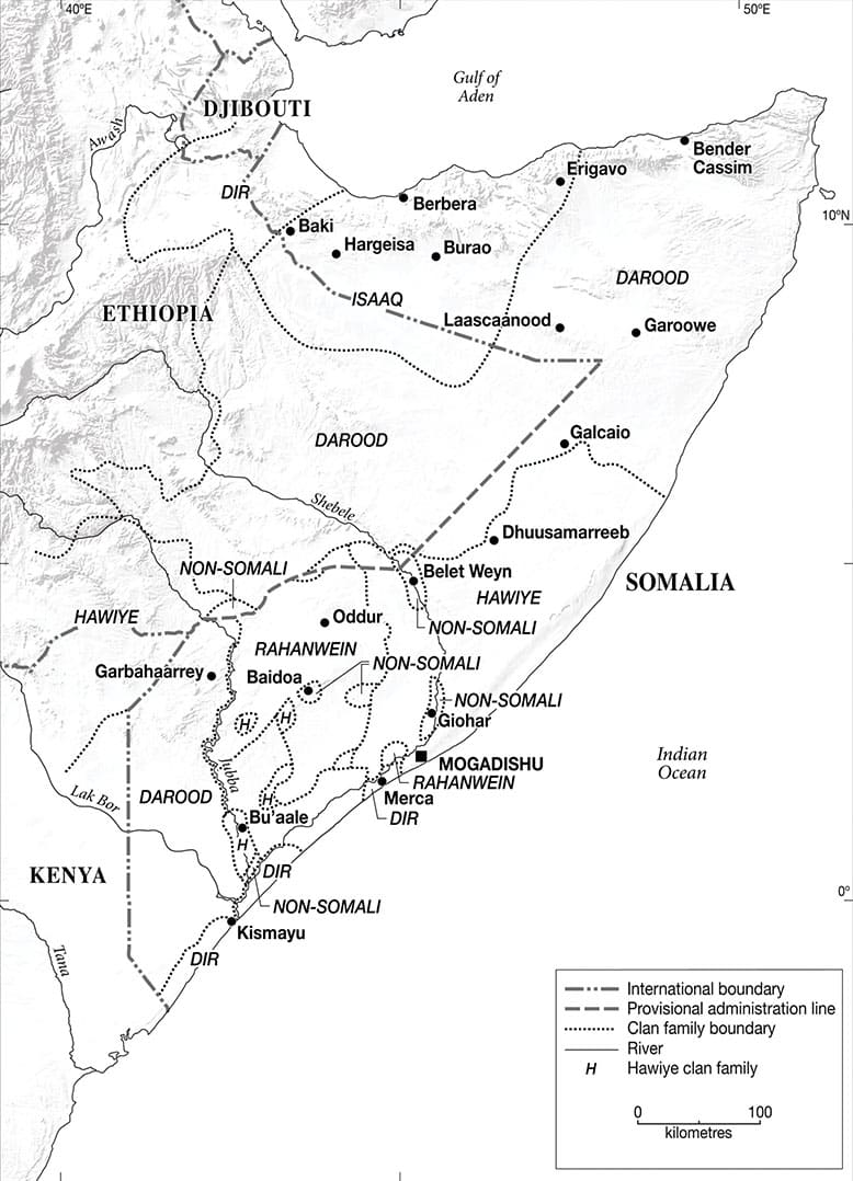 Printable Map Of Ethiopia And Somalia