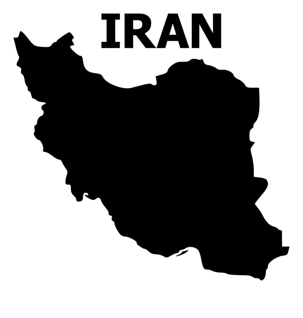Printable Map Of Iran