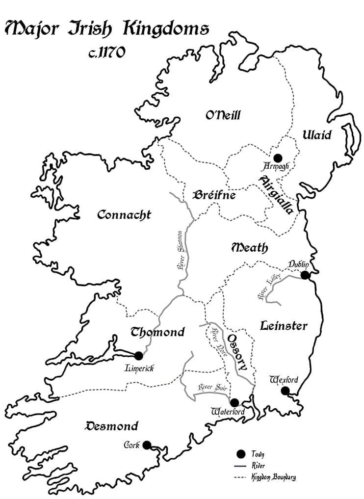 Printable Map Of Ireland With Counties