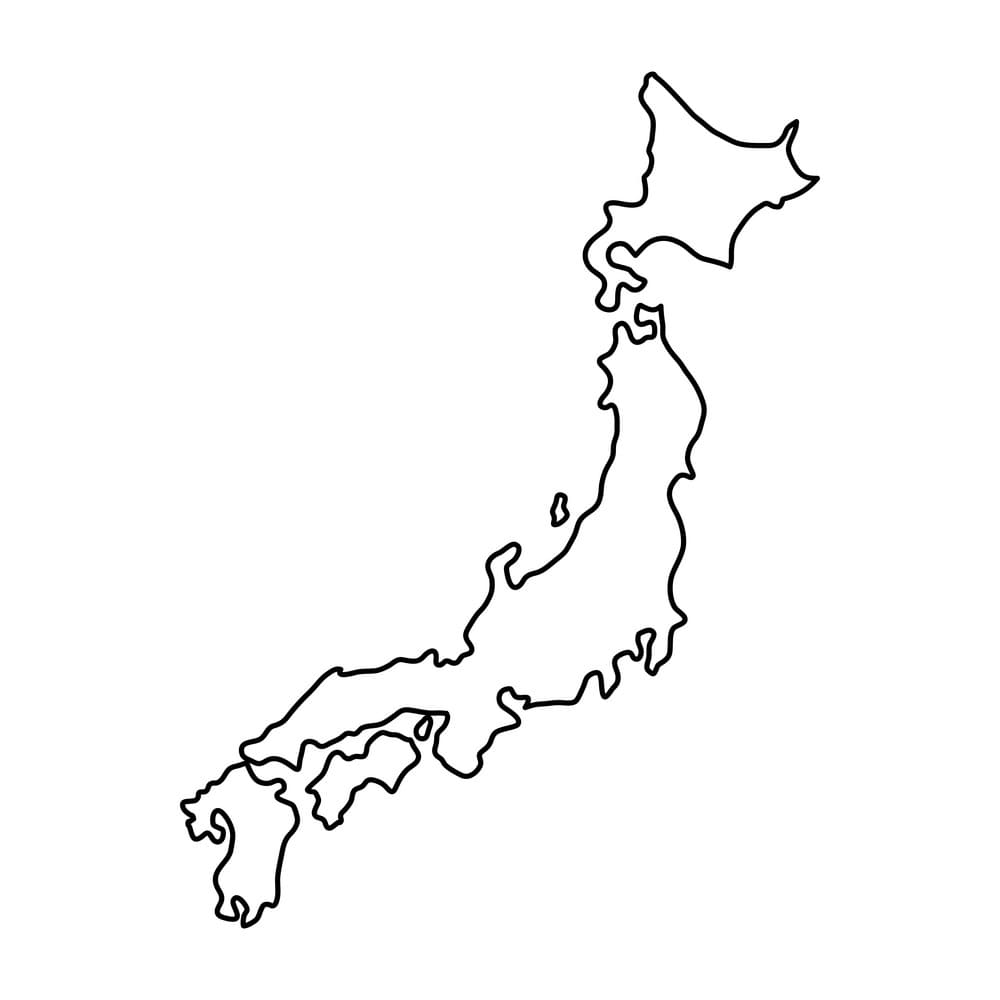 Printable Map Of Japan