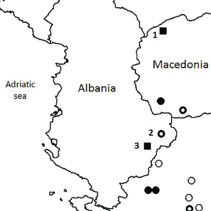 Printable Map Of Macedonia And Albania