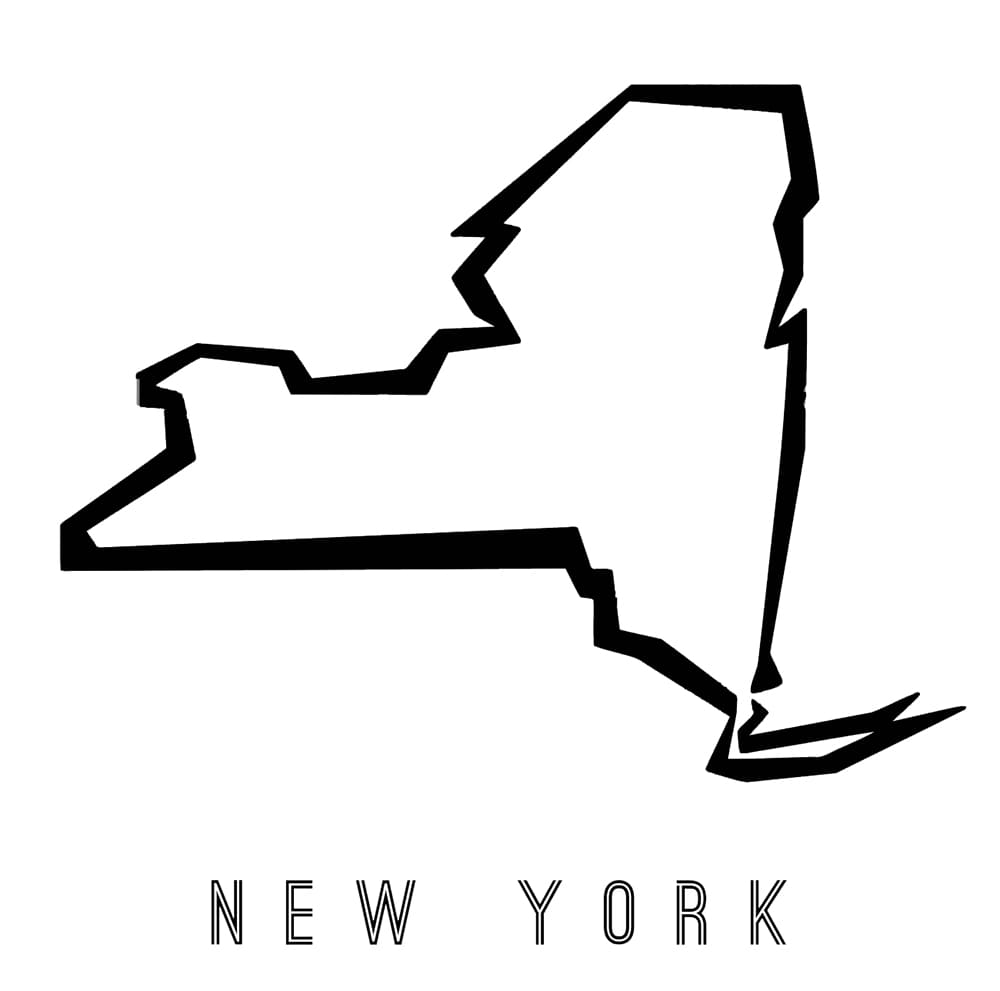 Printable Map Of New York