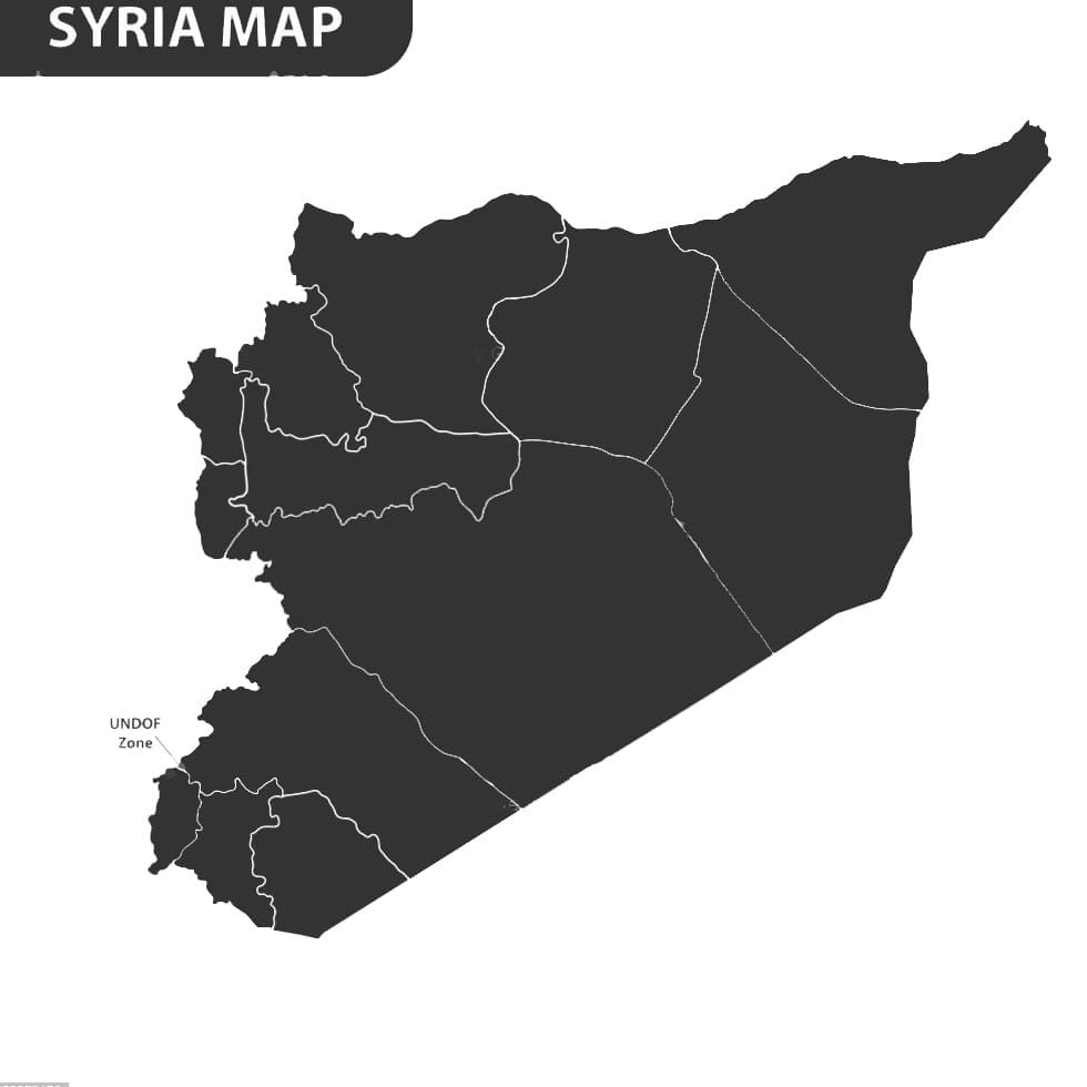Printable Map Of Syria