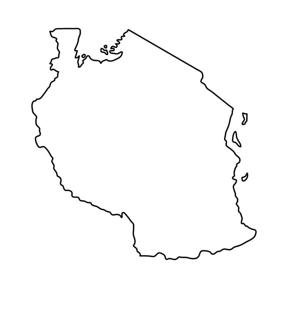 Printable Map Of Tanzania