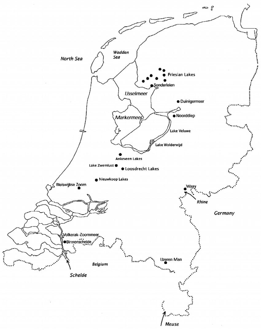 Printable Map Of The Netherlands With Cities