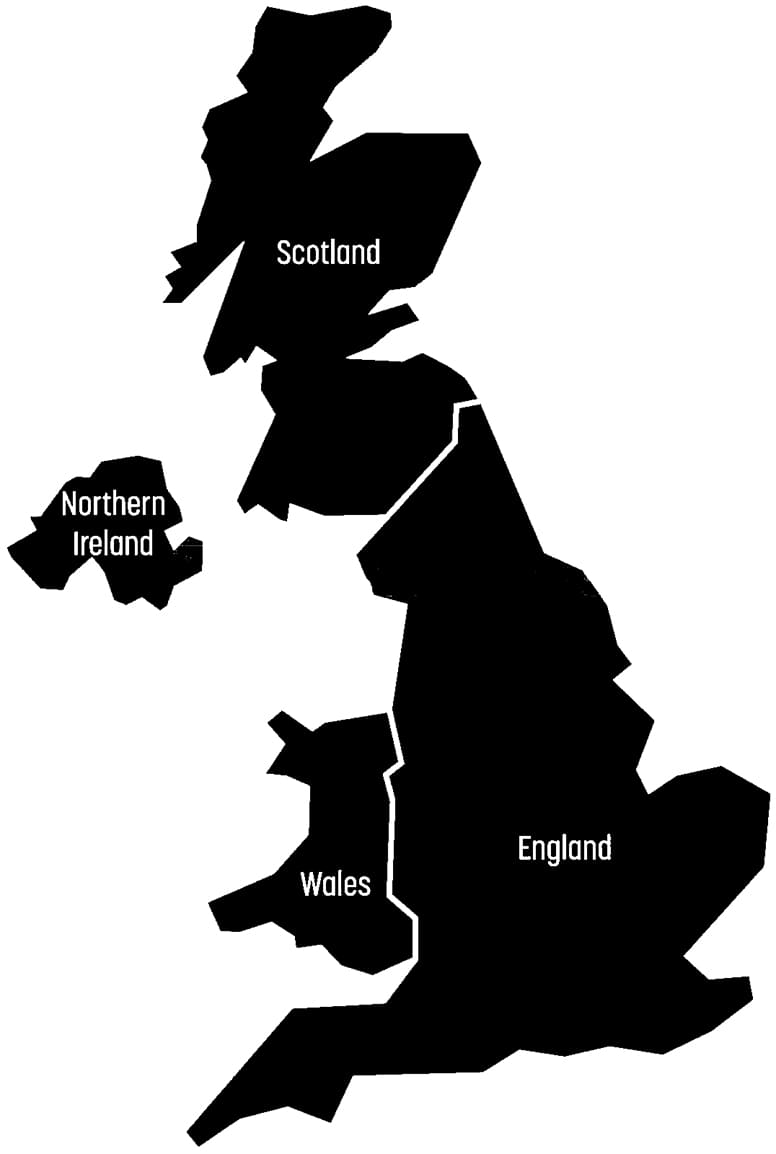 Printable Map Of The United Kingdom With Cities
