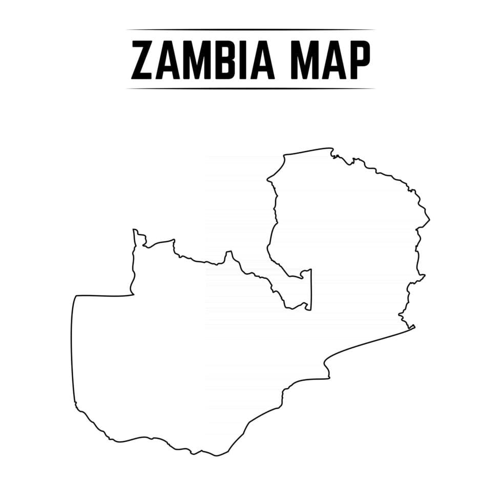 Printable Map Of Zambia