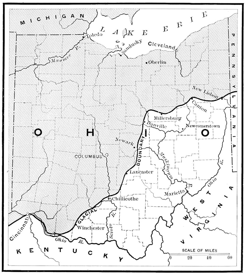 Printable Map Ohio State