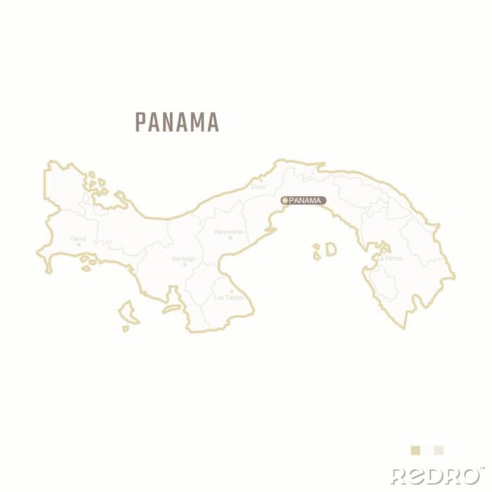 Printable Map Panama
