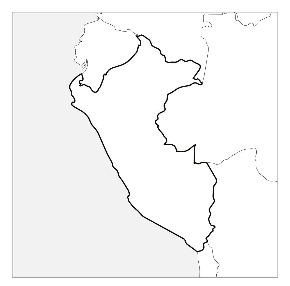 Printable Map Peru