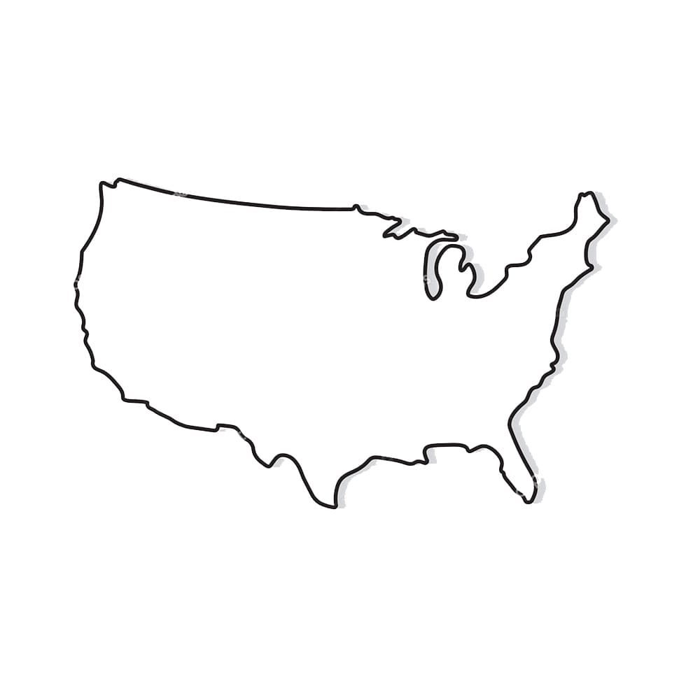 Printable Map United States