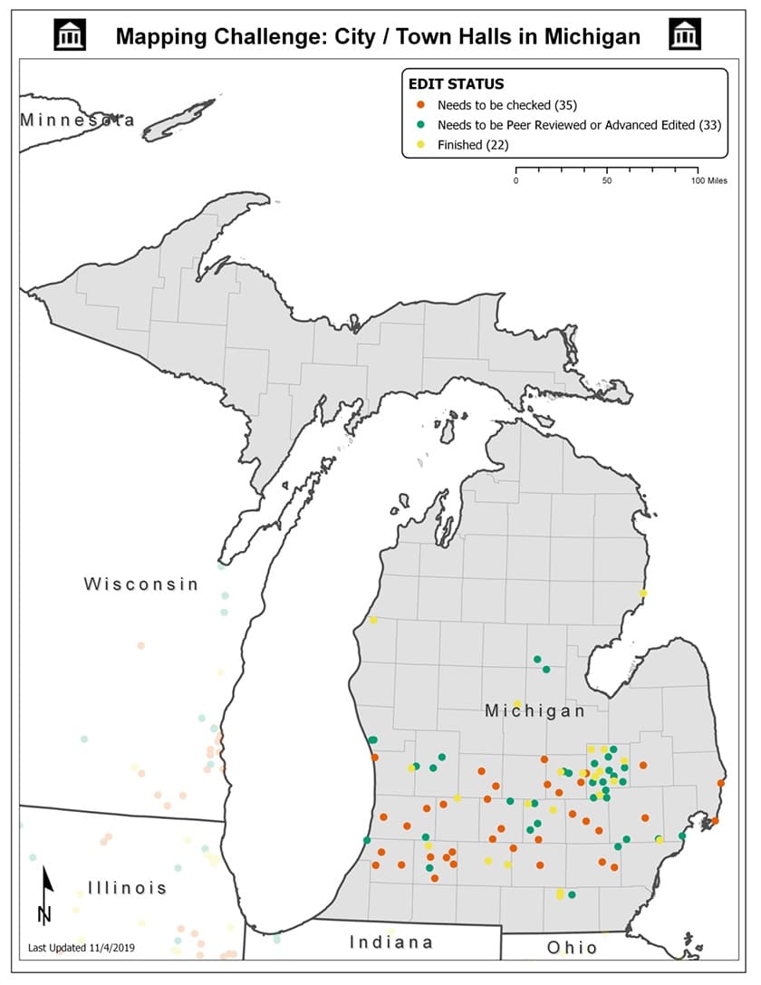 Printable Michigan Map Cities And Towns