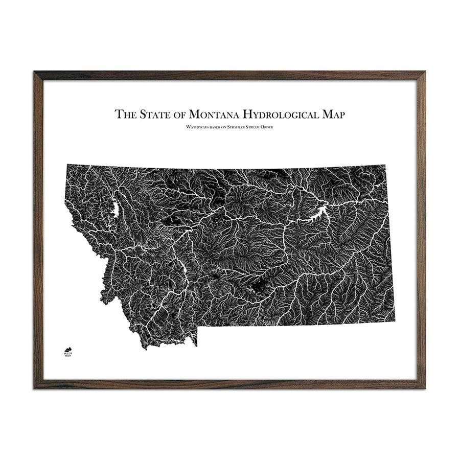 Printable Montana Map Poster