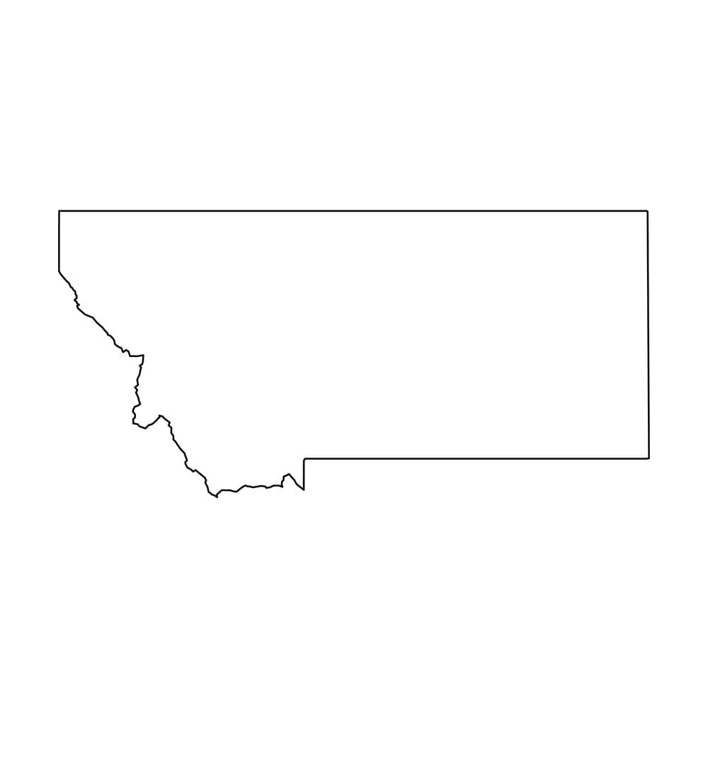 Printable Montana Map