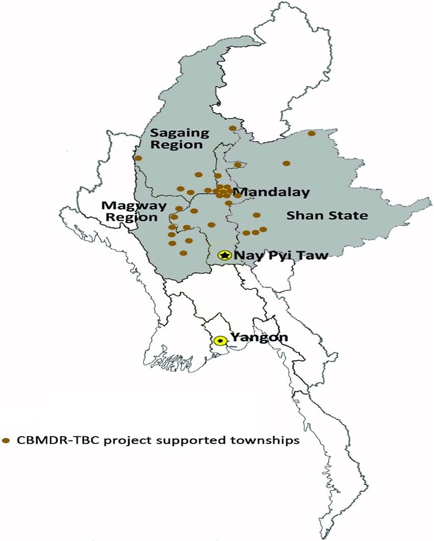Printable Myanmar In Map