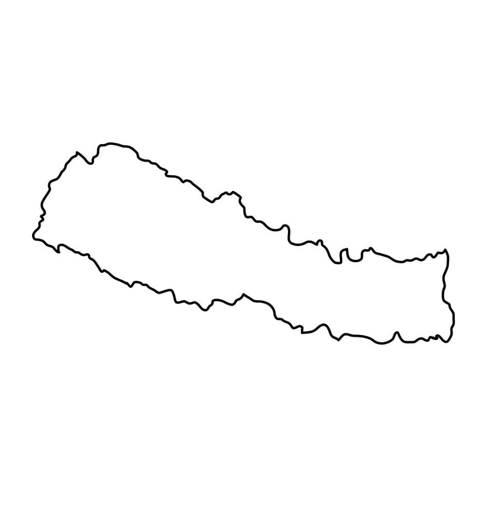 Printable Nepal Map