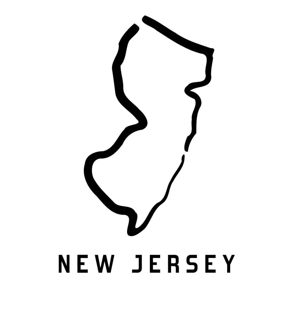 Printable New Jersey Map