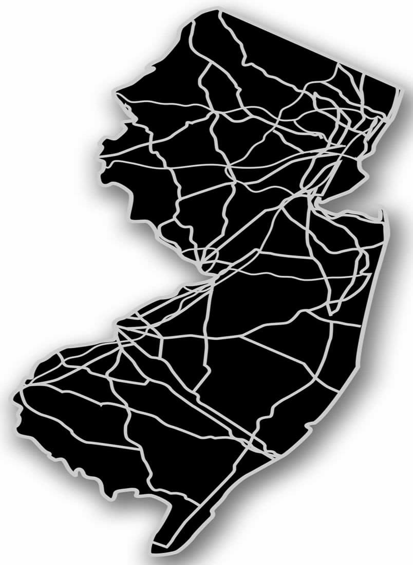Printable New Jersey State Map