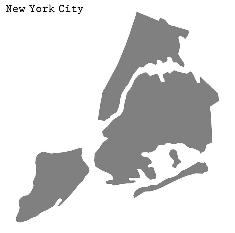 Printable New York City On Map