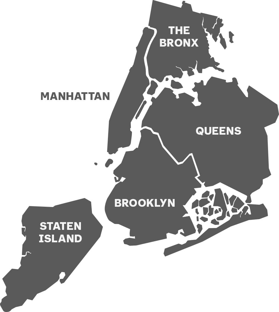 Printable New York State Map
