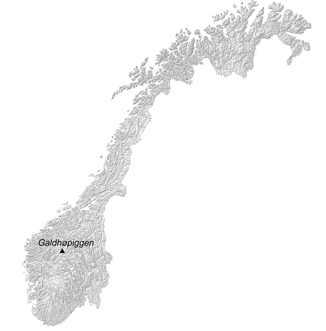 Printable Norway Map 1