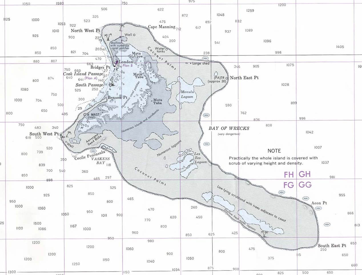 Printable Oceania Map 2