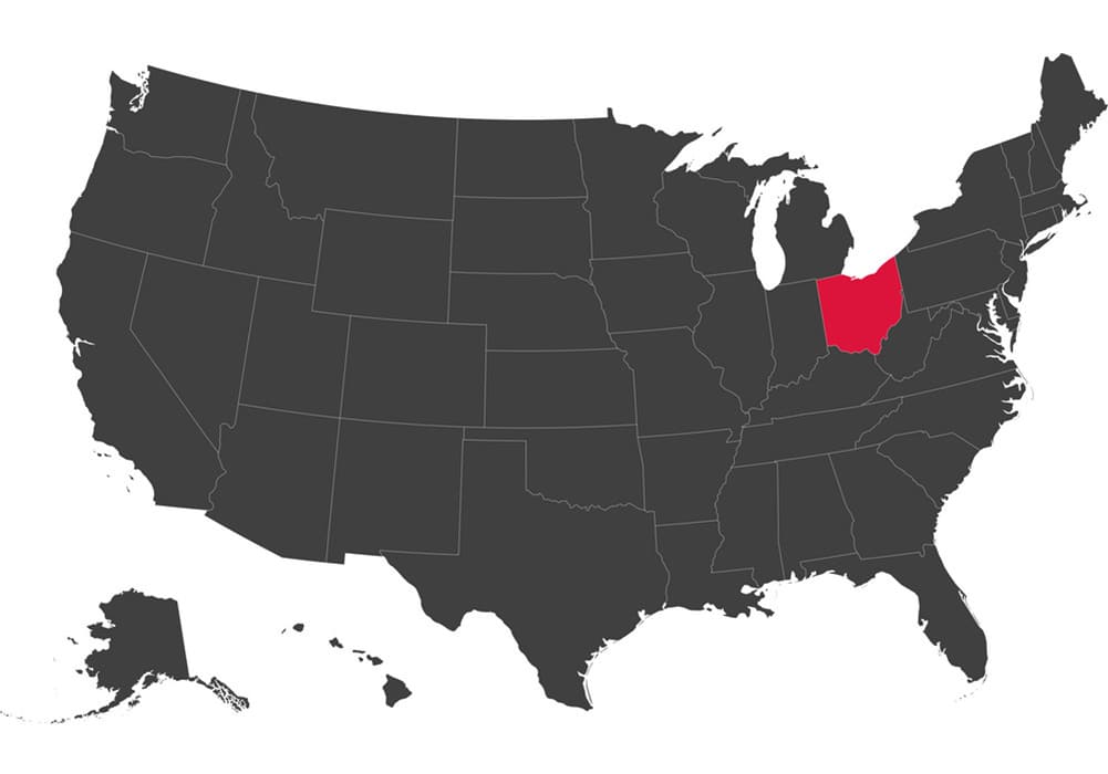 Printable Ohio On The Map