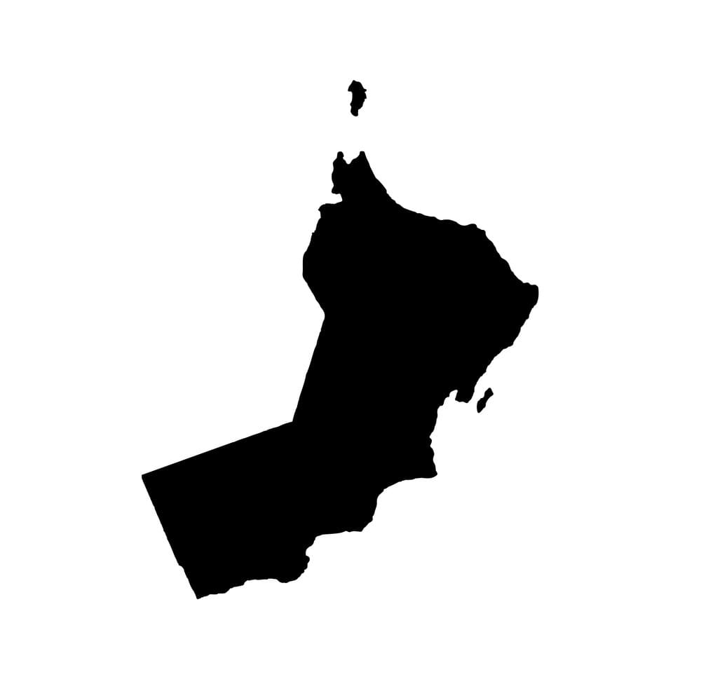 Printable Oman On Map