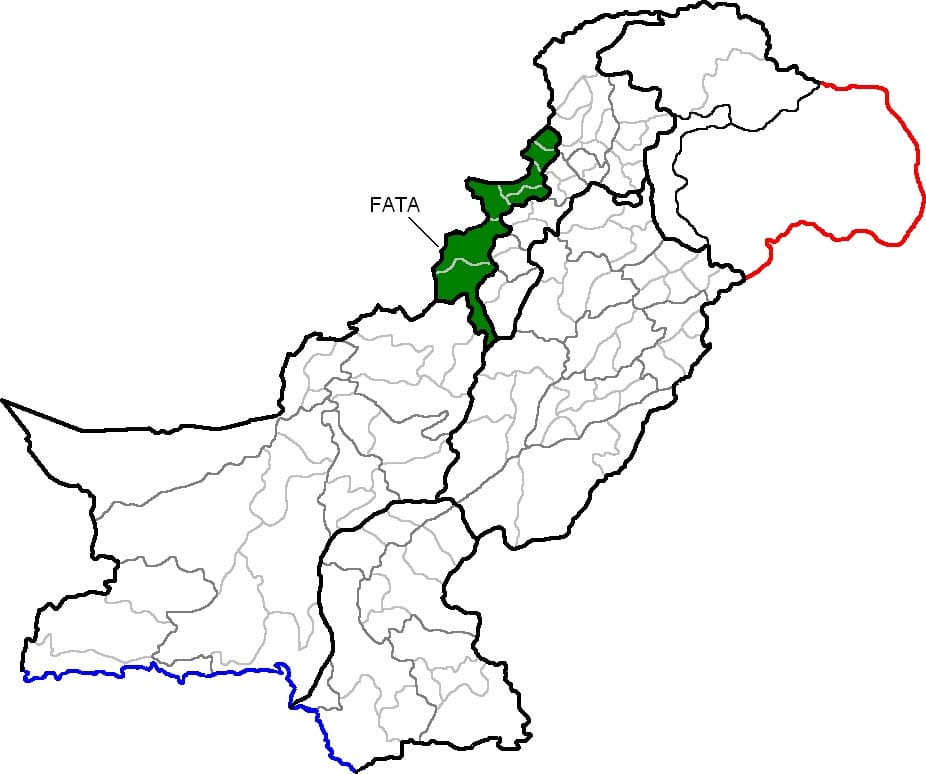 Printable Pakistan Map Outline