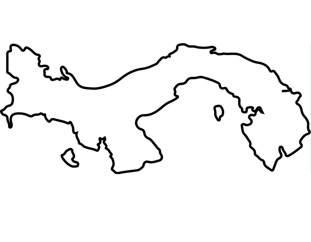 Printable Panama On Map
