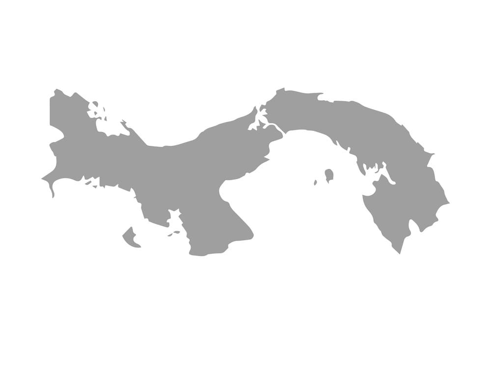 Printable Panama On The Map