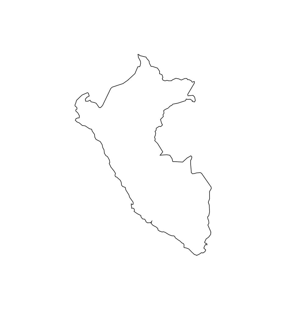Printable Peru On Map