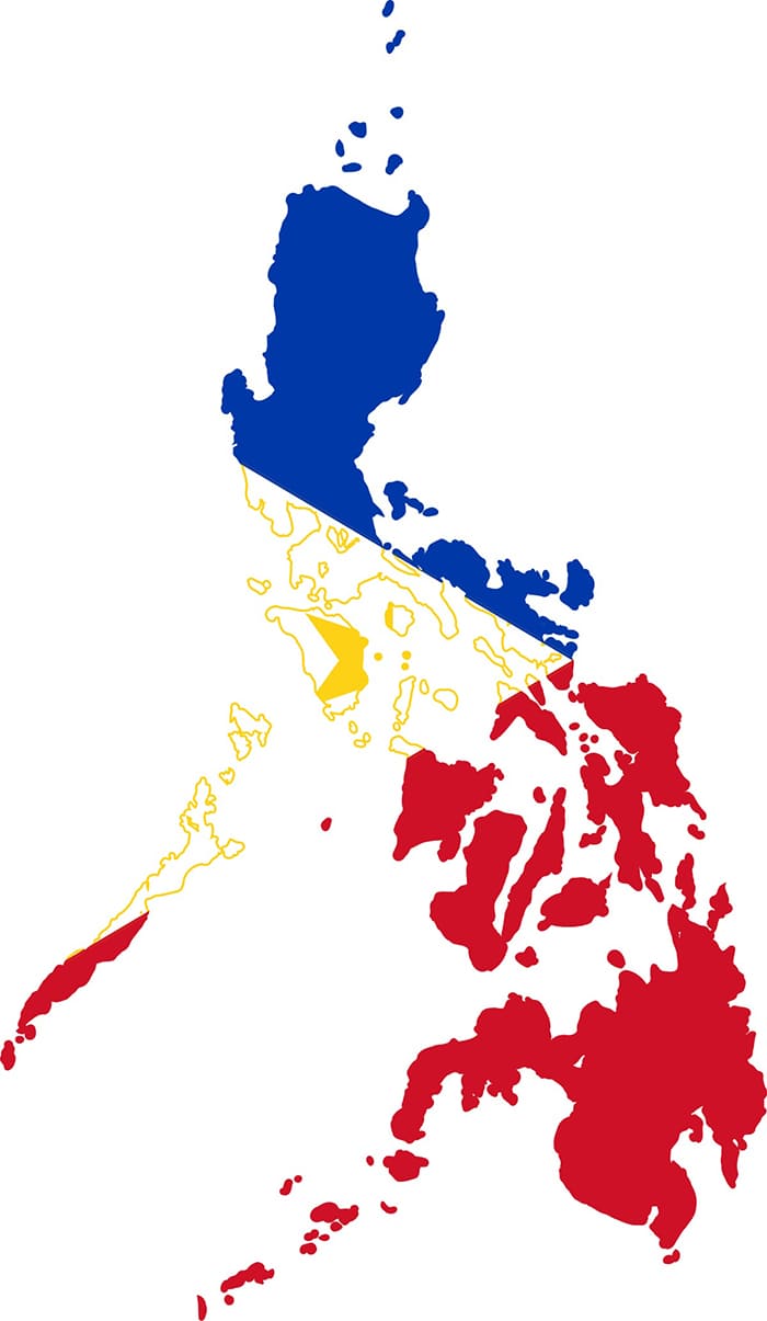 Printable Philippines Map And Flag