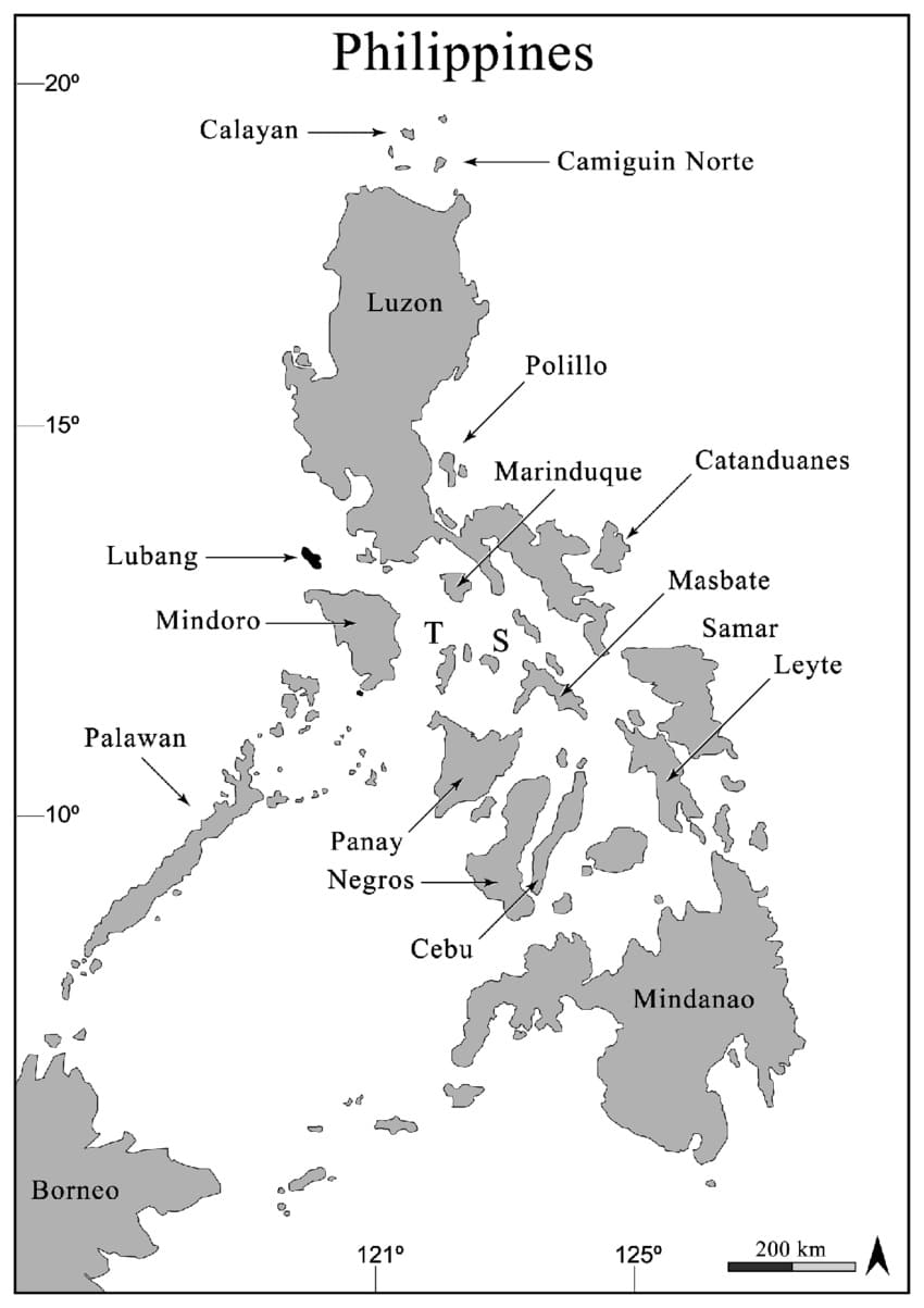 Printable Philippines Map Cities