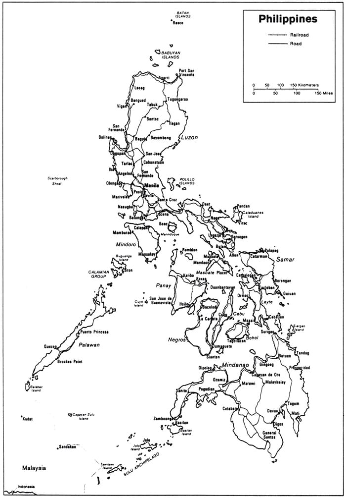 Printable Philippines Map Provinces