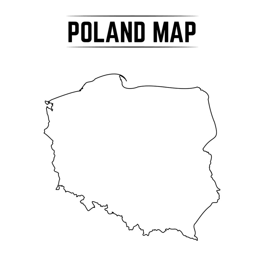 Printable Poland Map