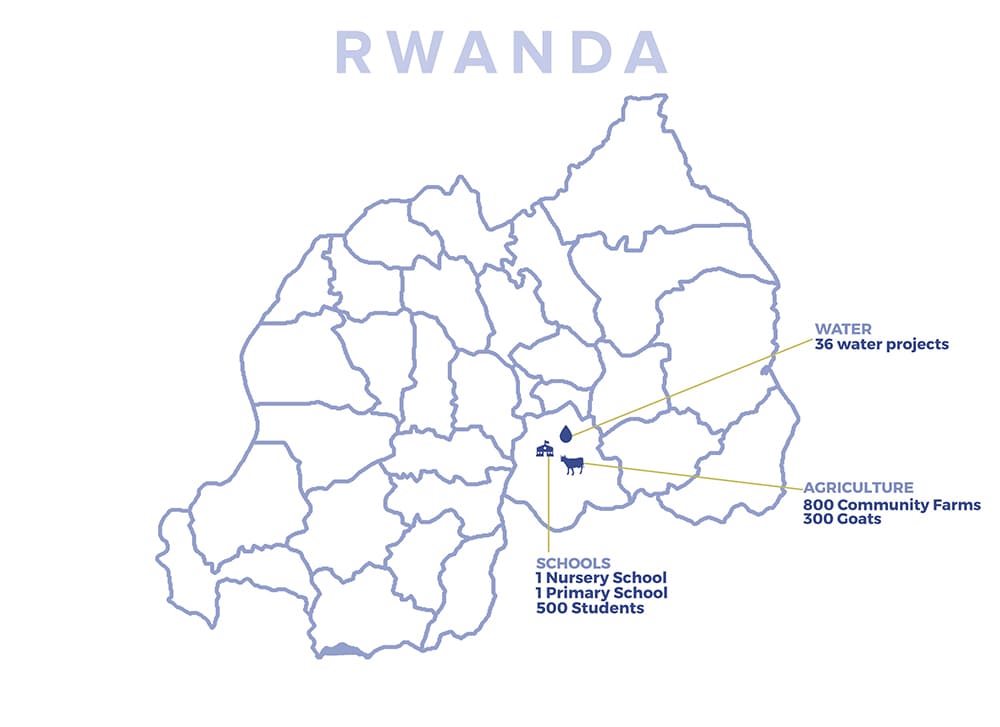 Printable Rwanda Map With Cities