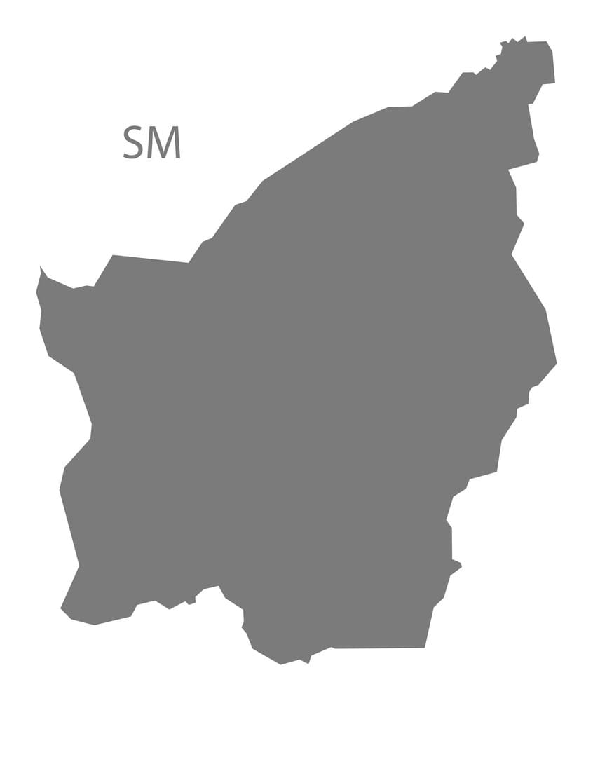 Printable San Marino On A Map