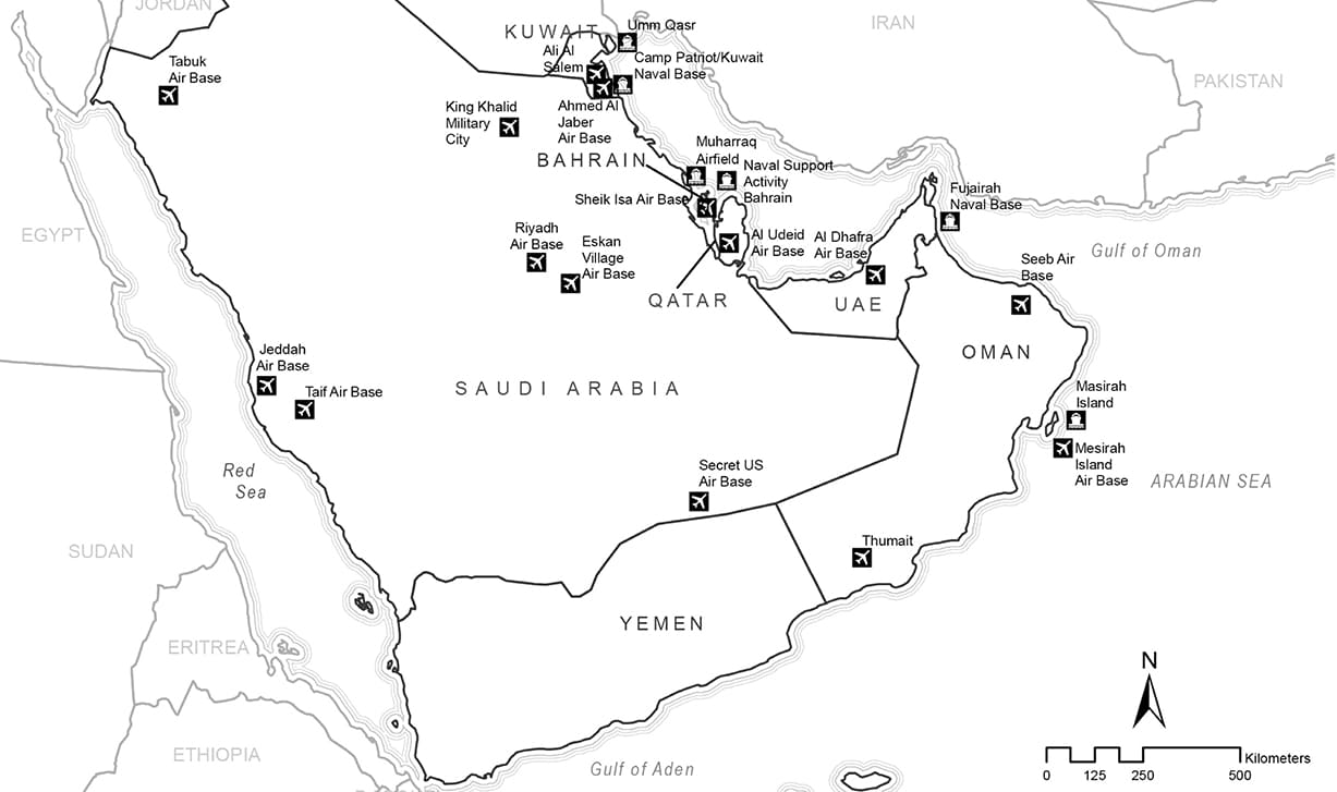 Printable Saudi Arabia Capital Map