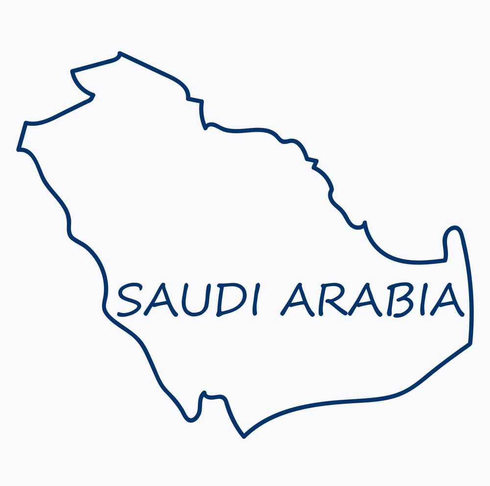 Printable Saudi Arabia On A Map