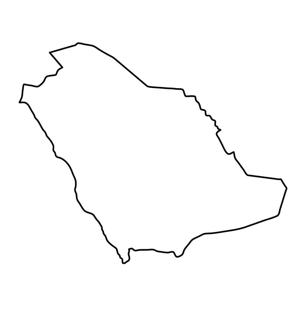 Printable Saudi Arabia On Map