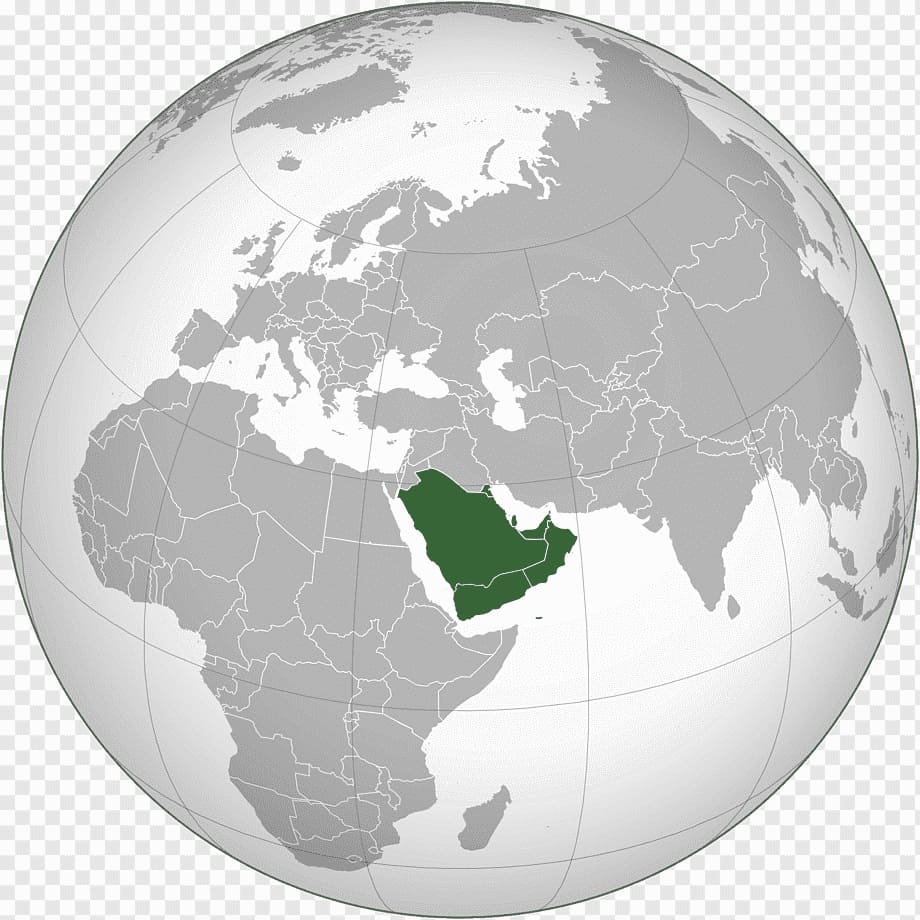 Printable Saudi Arabia On World Map